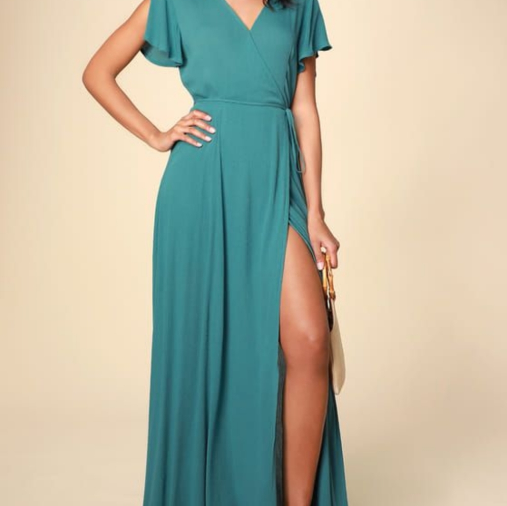 NWT Lulu's Heart of Marigold Teal dress turquoise